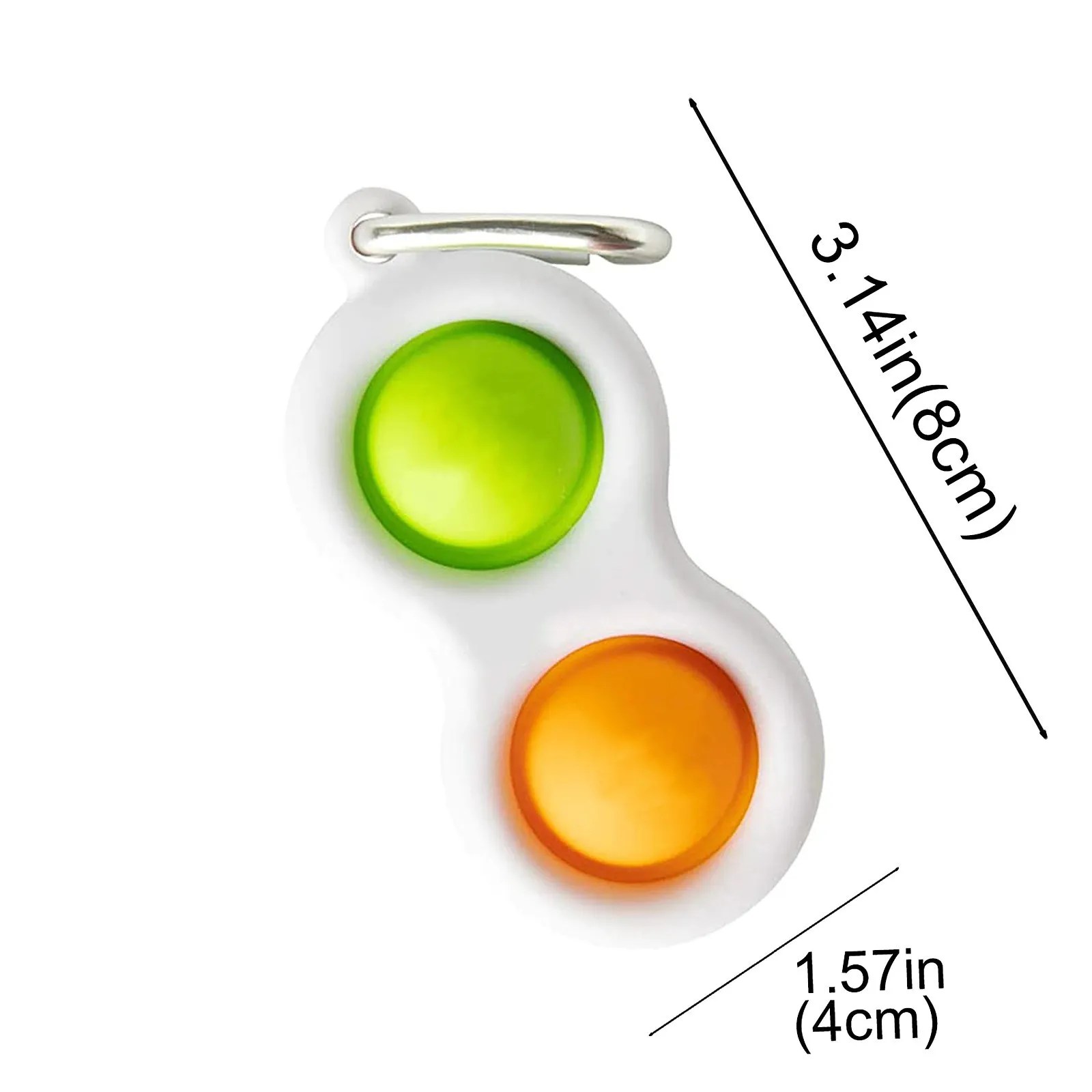 Simple Dimple Pop It Fidget Toy Keyring Calm Store