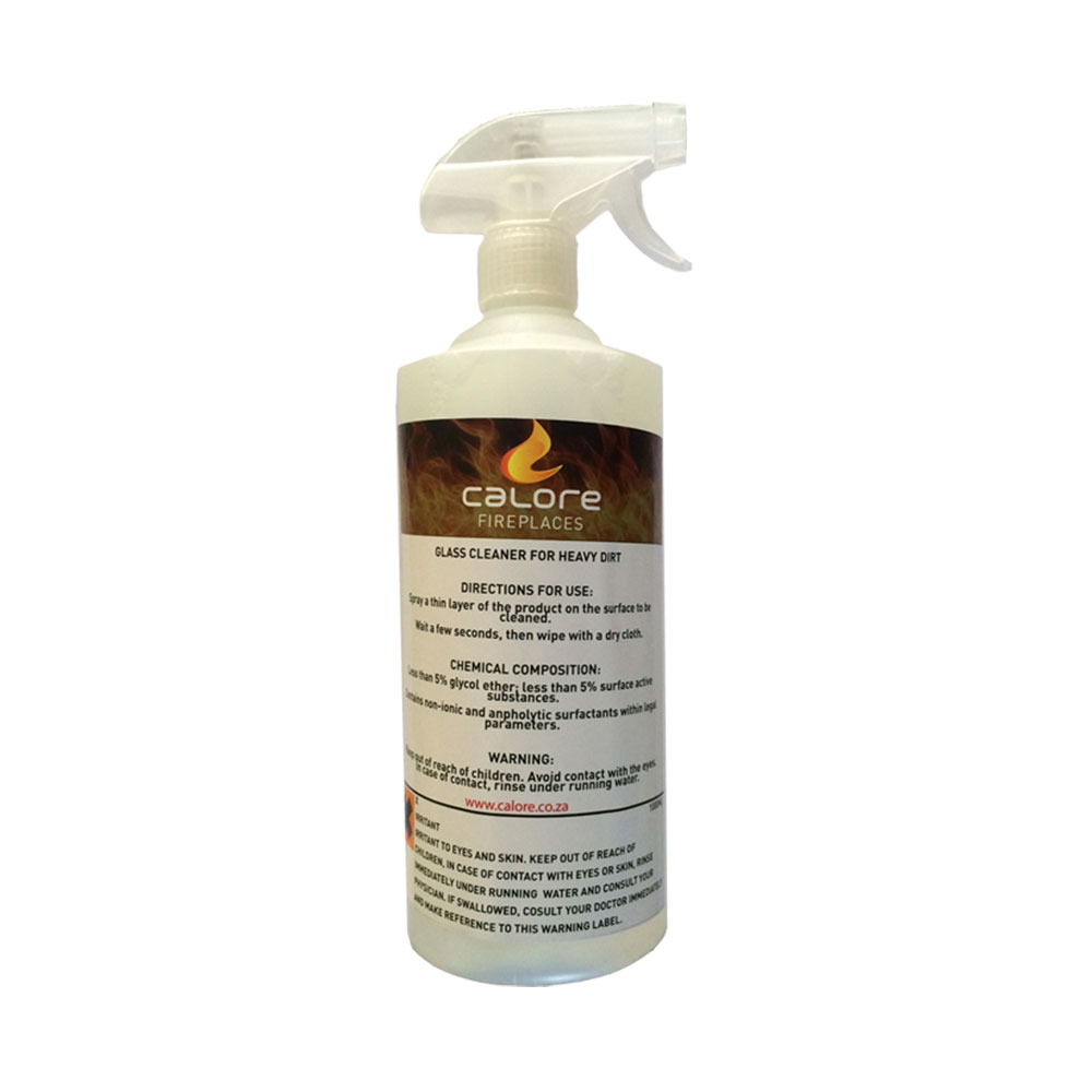 GLASS CLEANER Calore Fireplaces