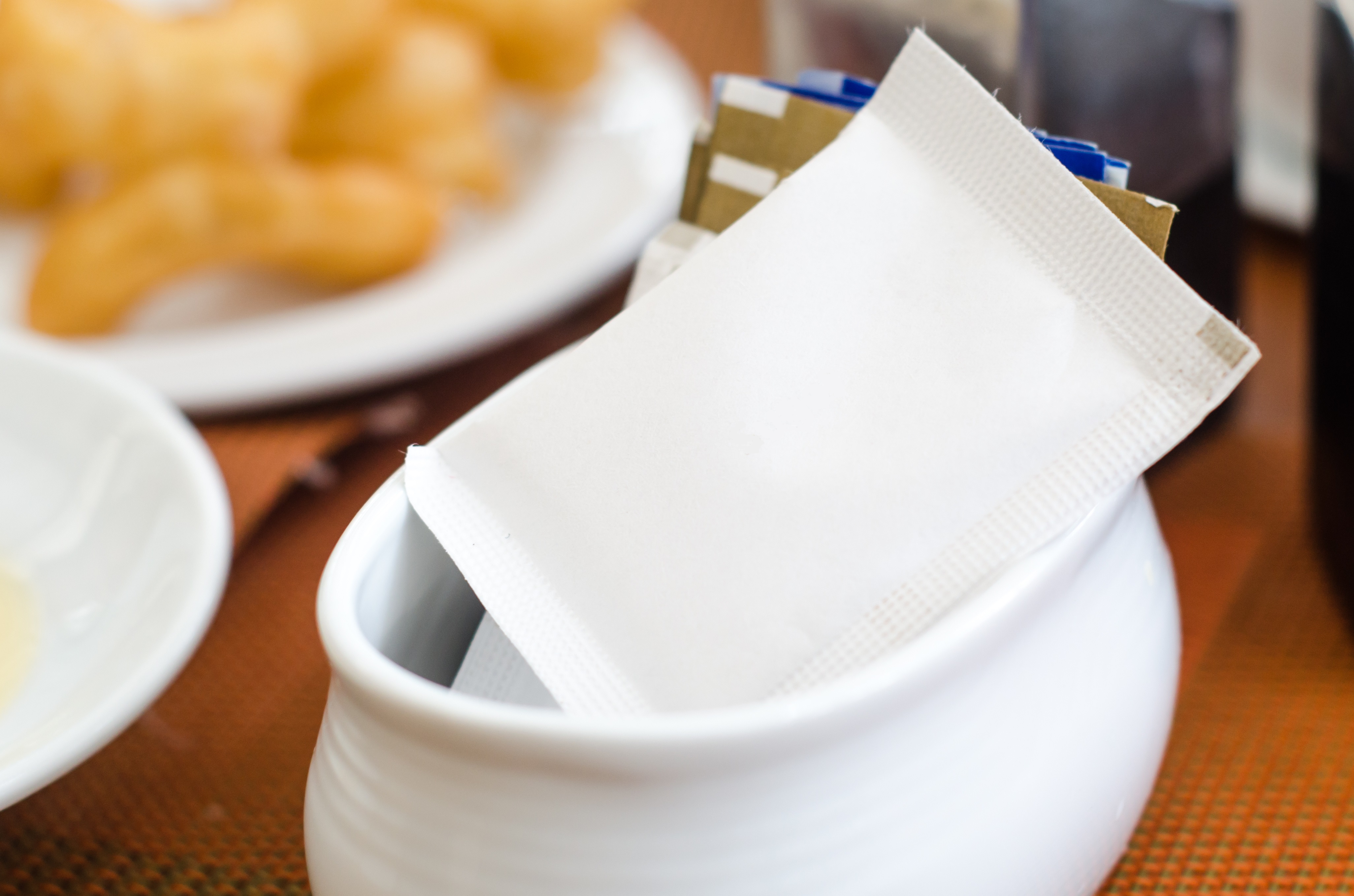 Sugar packet on table Calorie Control Council