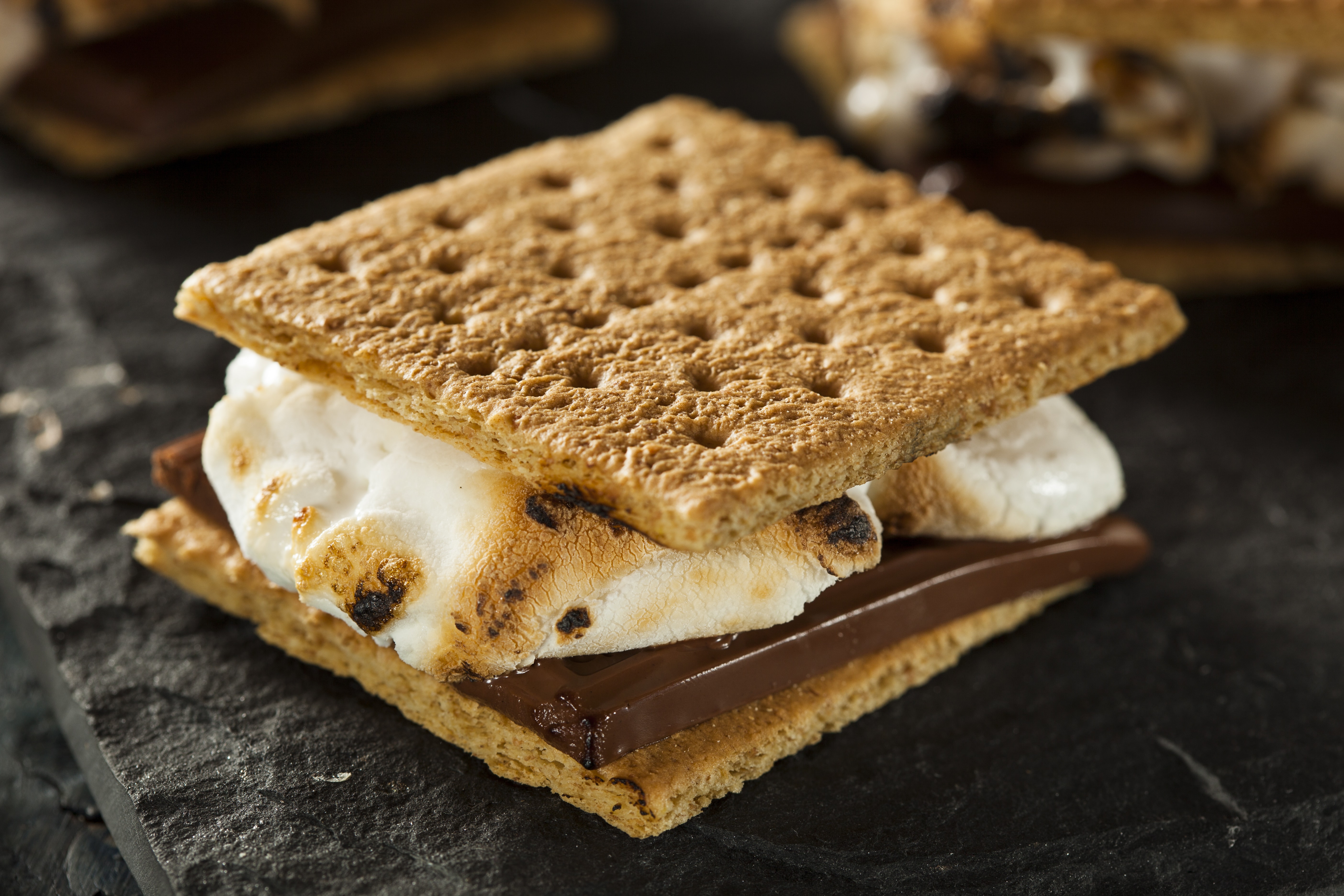 S'mores with Marshmallows Chocolate and Graham Crackers Calorie Control Council