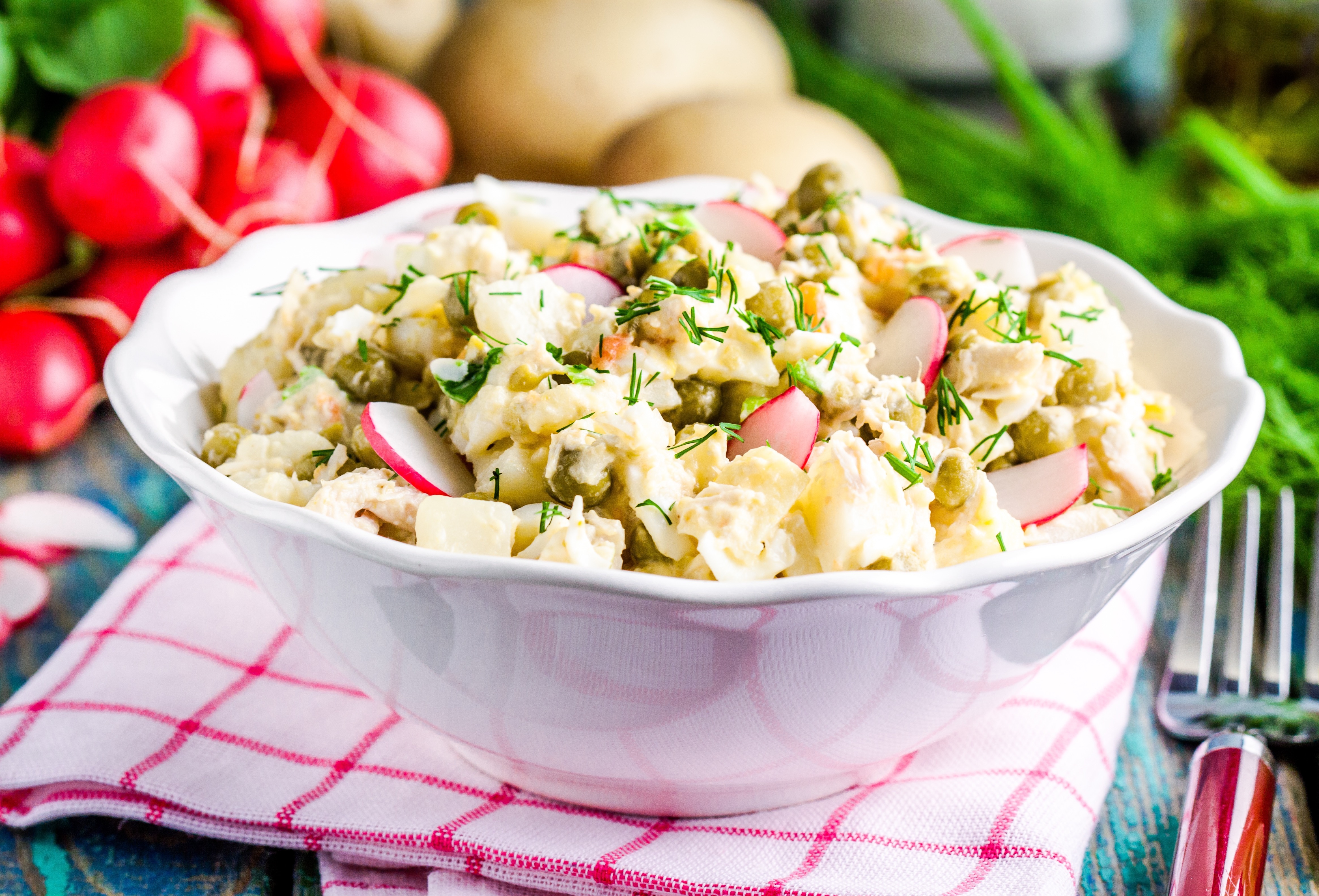 Crunchy Potato Salad Calorie Control Council