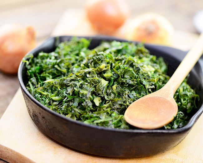 Boiled Kale Calories and Nutrition (100g)