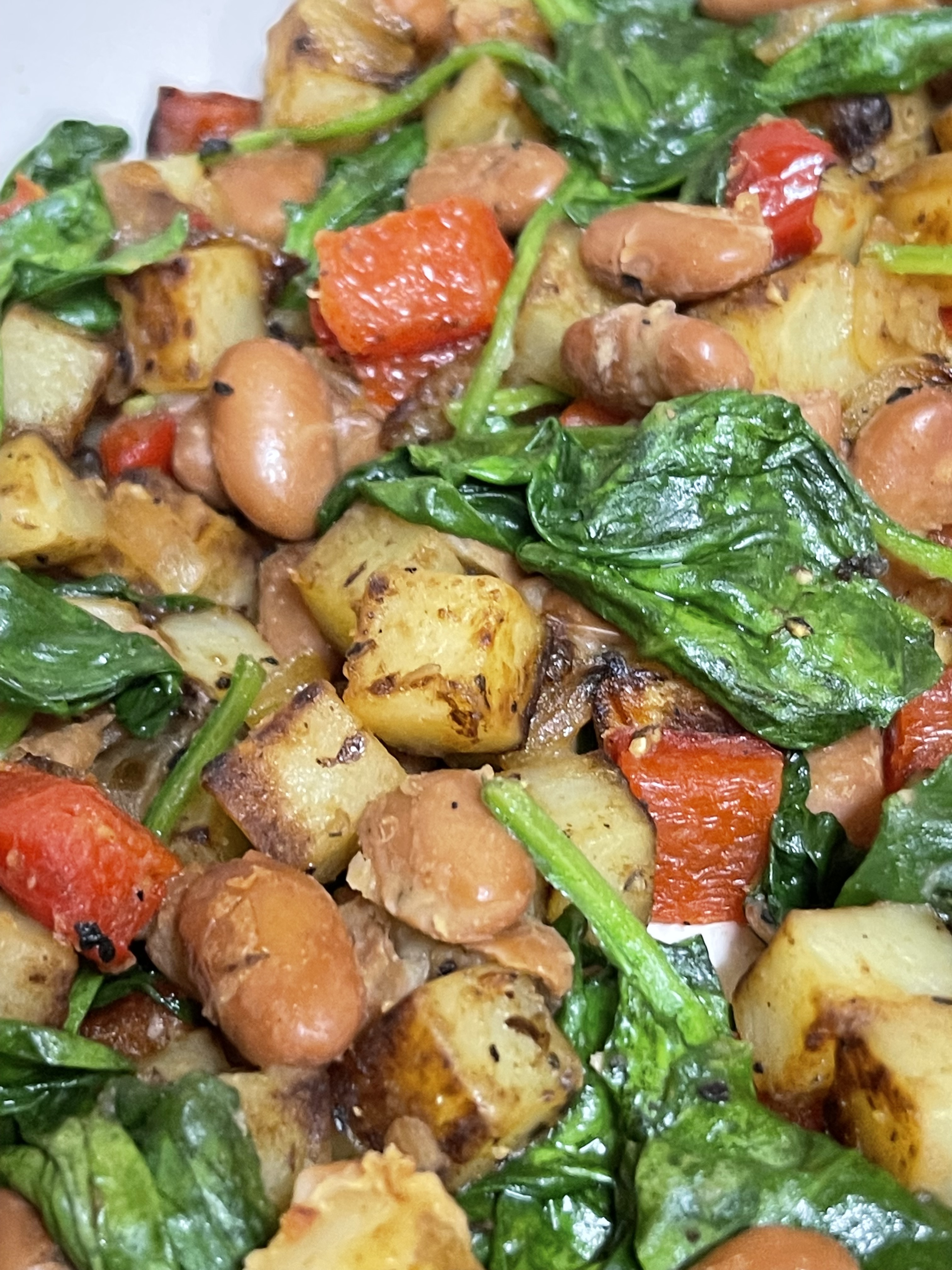 Potato and Pinto Bean Hash Excited To Cook