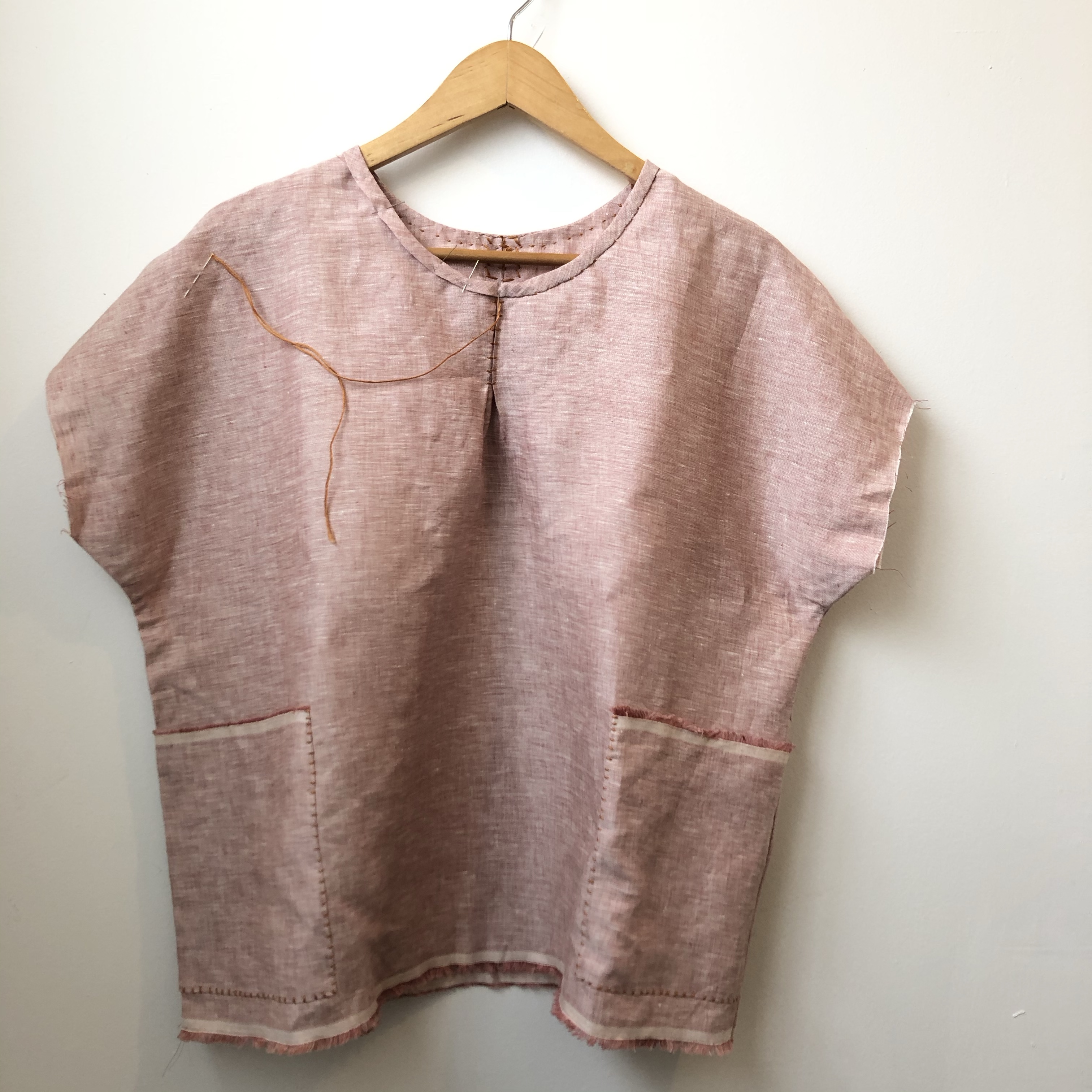 hand stitch a shirt with me Cal Patch