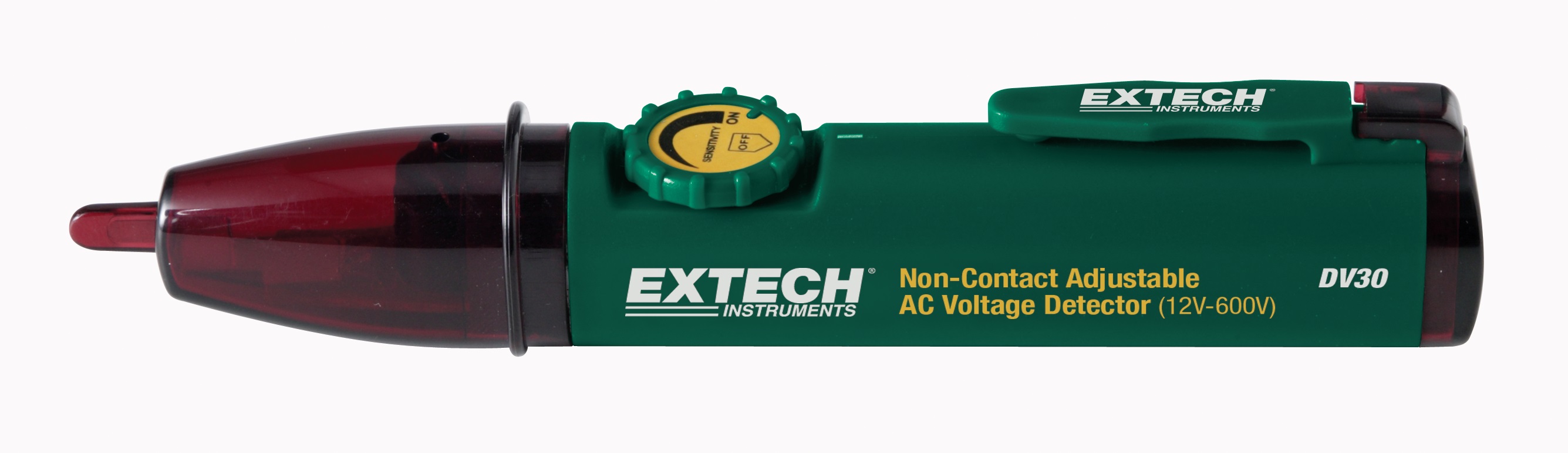 Extech DV30 NonContact Adjustable AC Voltage Detector, 600V Calright