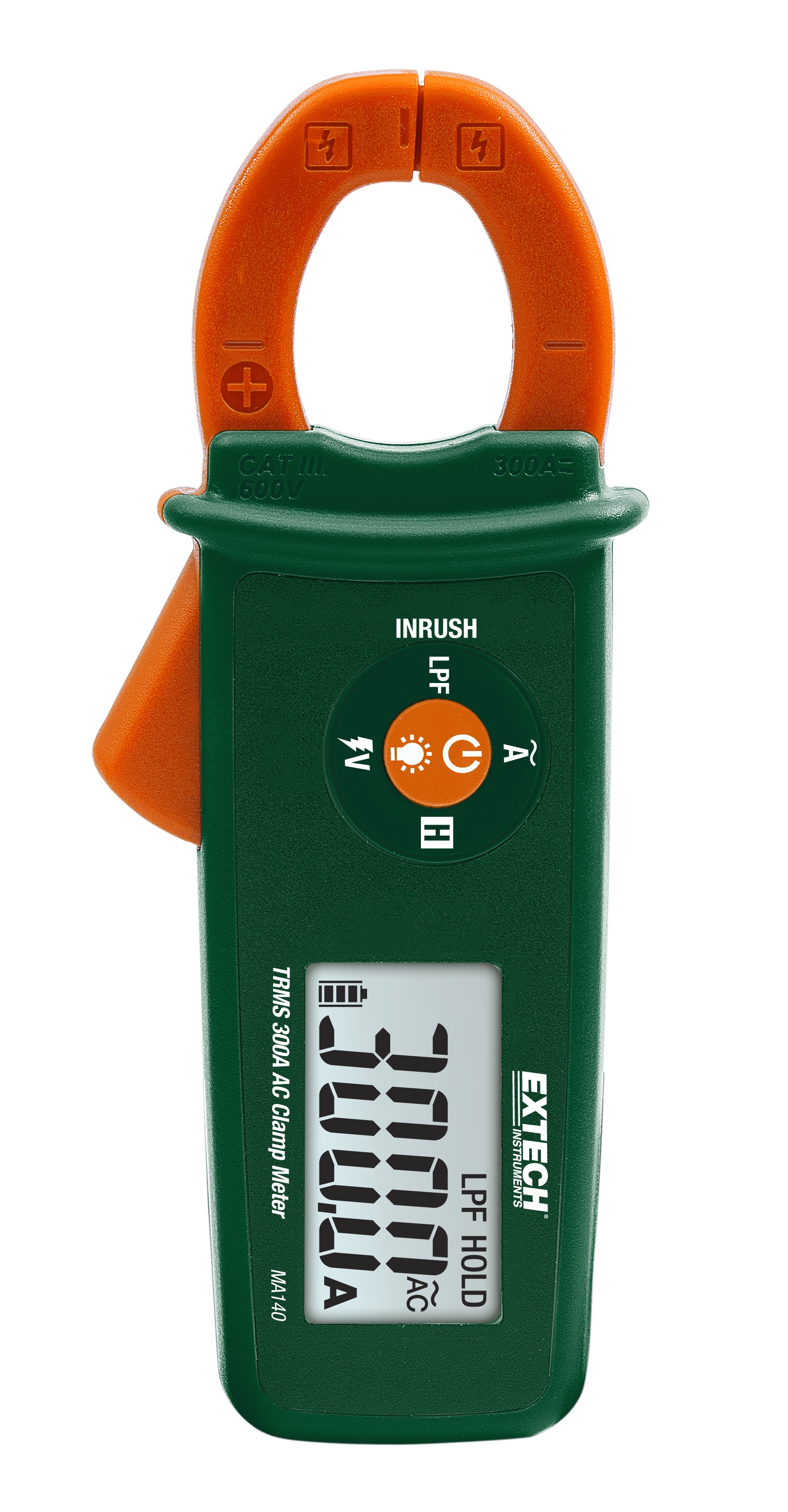 Extech MA140 True RMS AC Clamp Meter 300A, 600V Calright Instruments