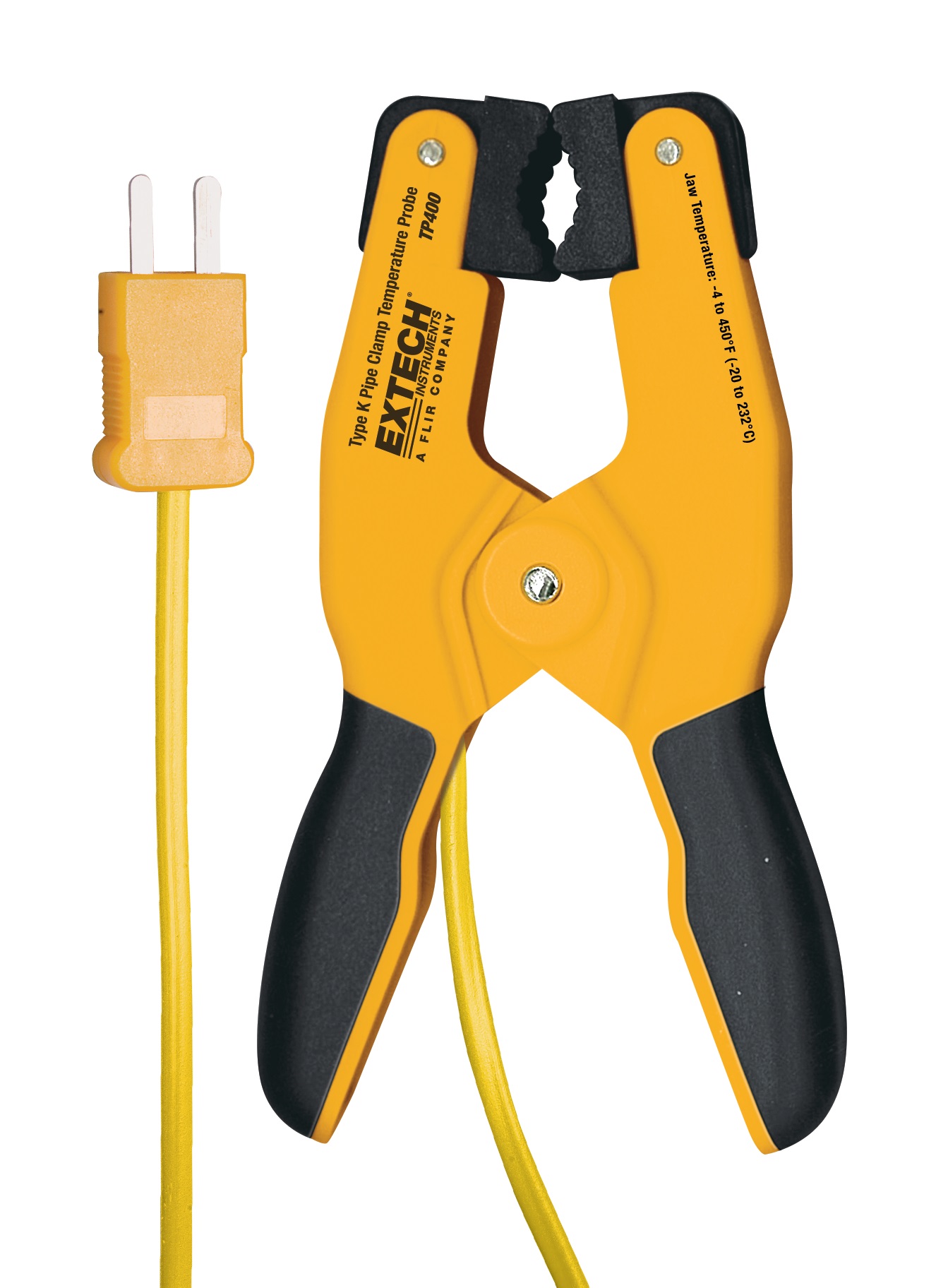 Extech TP400 High Temperature Type K Pipe Clamp (4 to 450°F