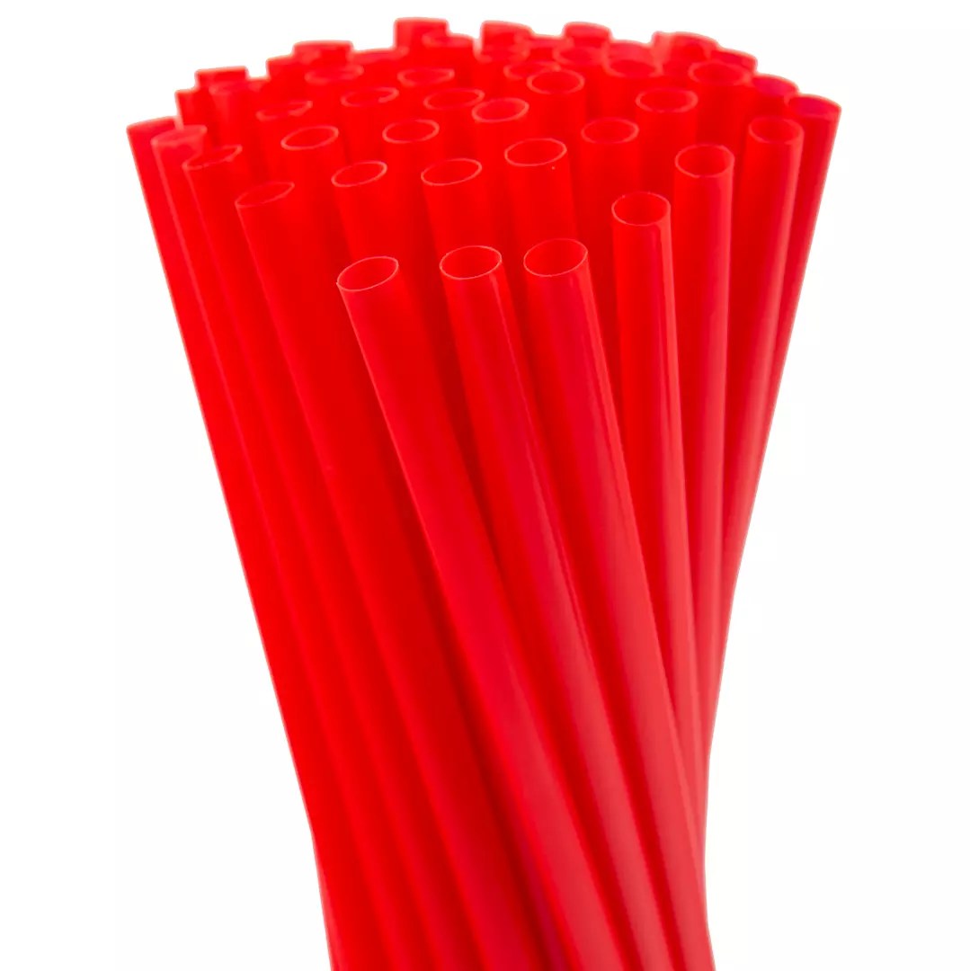 8″ Red Fat Straw Calson Industries