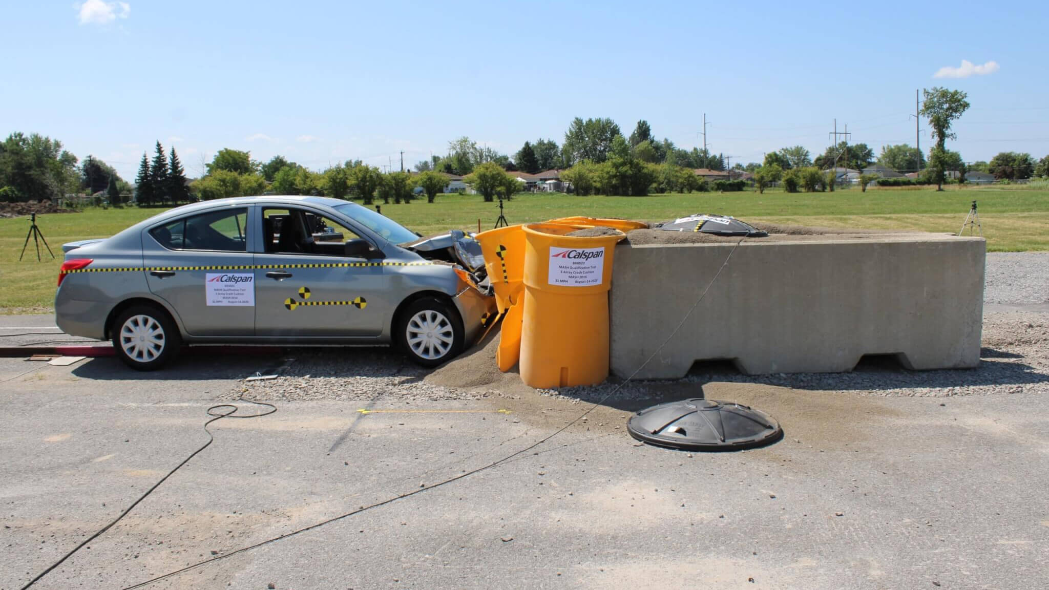 Barrier and Bollard Testing Calspan