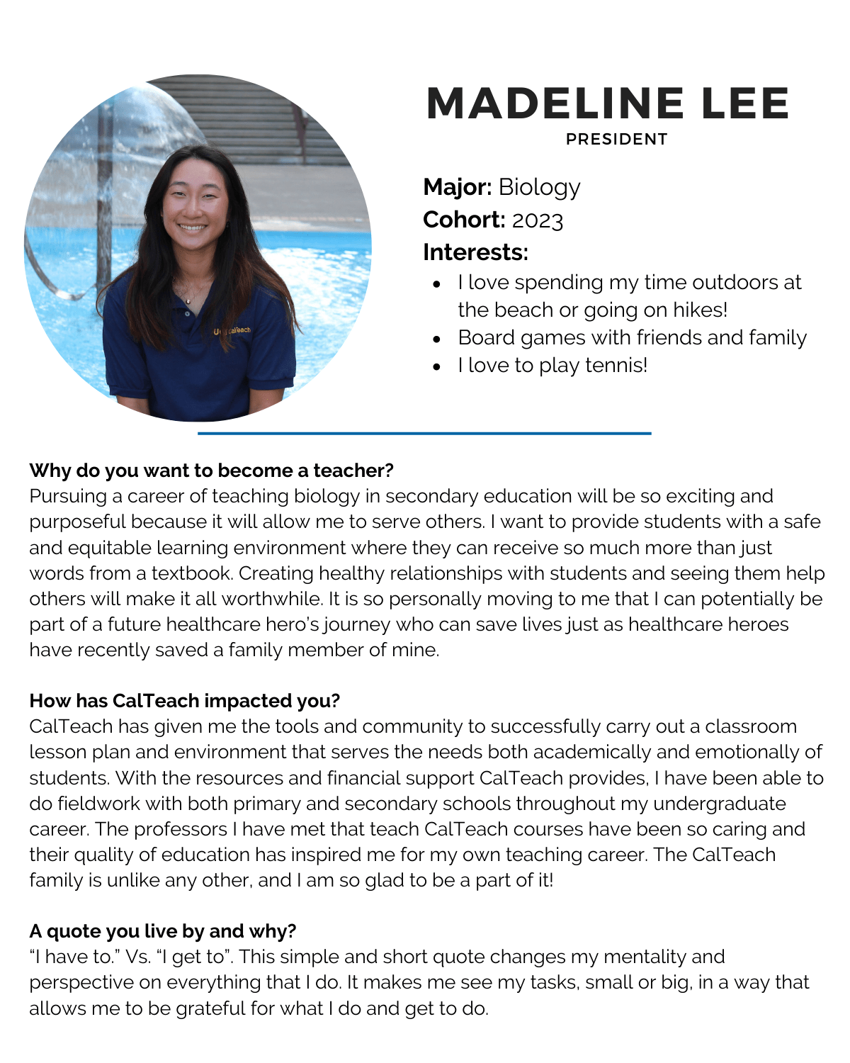 2021 2022 CalTeach Advisory Board Members UCI CalTeach