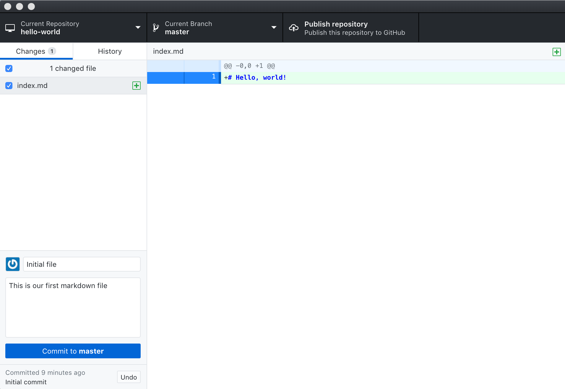 Version Control with Git Tracking Changes