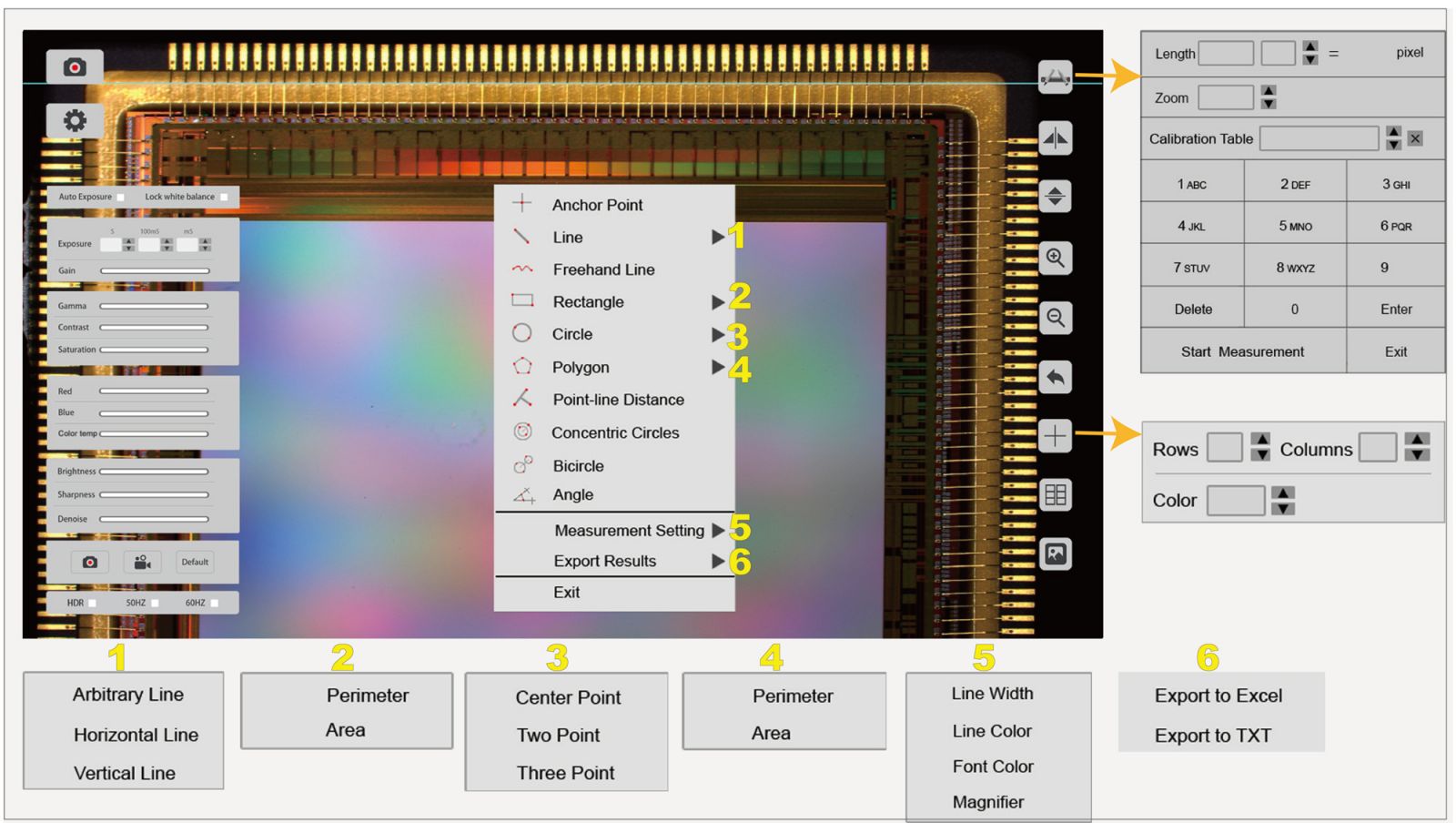 LX100 series Caltex Digital Microscopes