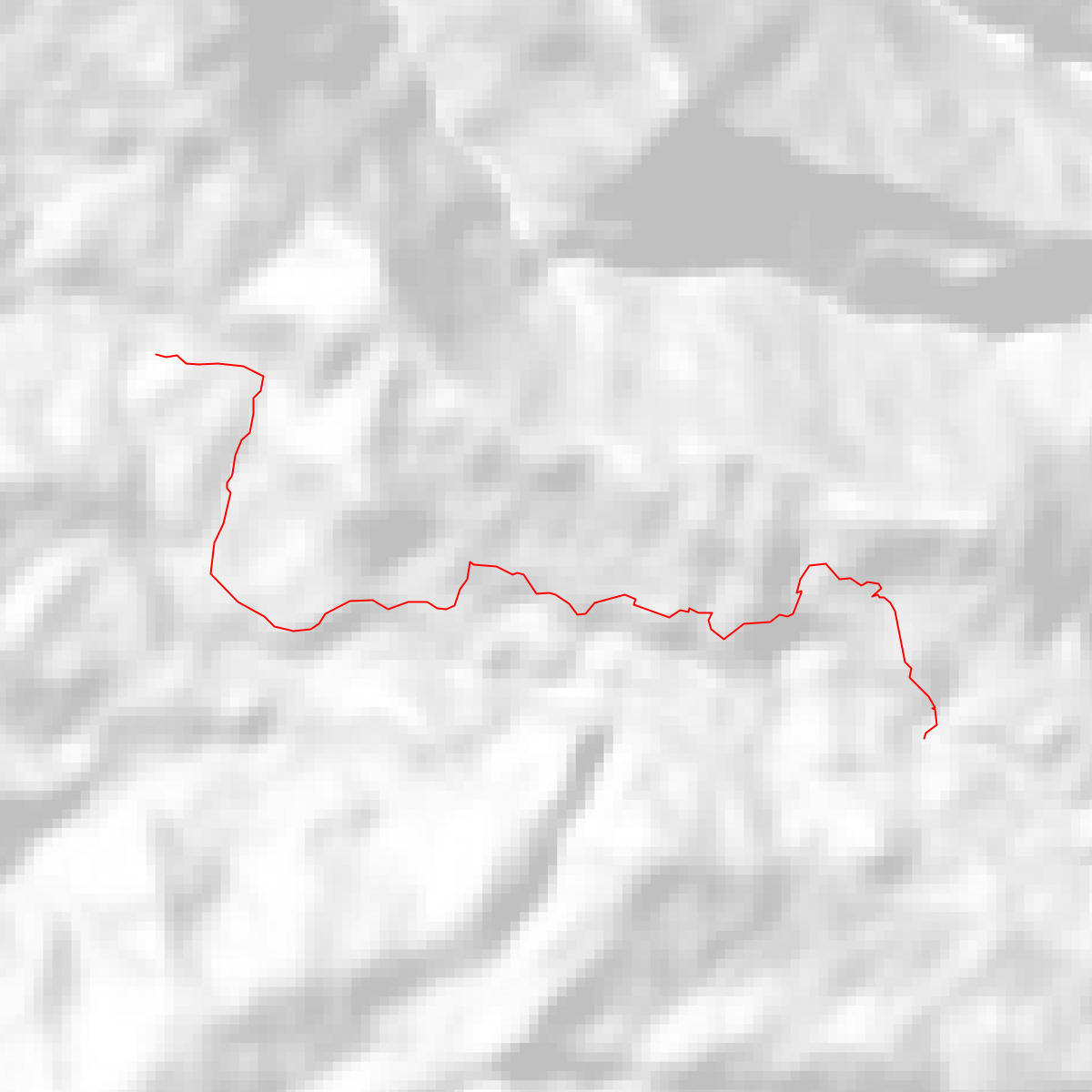 Wallacha Falls CalTopo