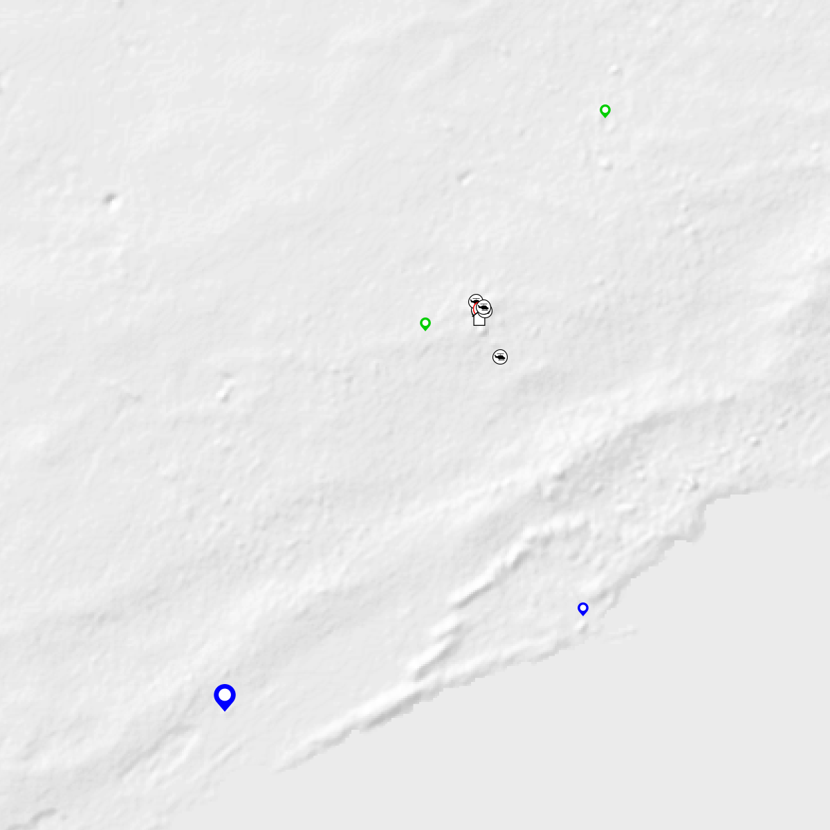 Black Hawk Down Battle CalTopo