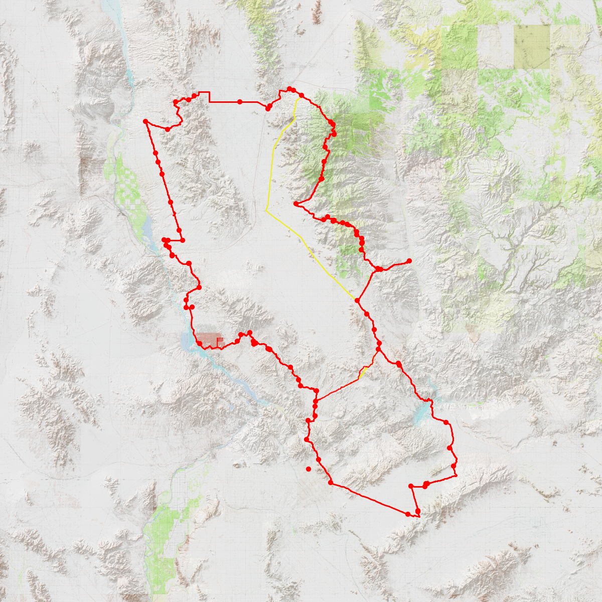 AZ Peace Trail North CalTopo