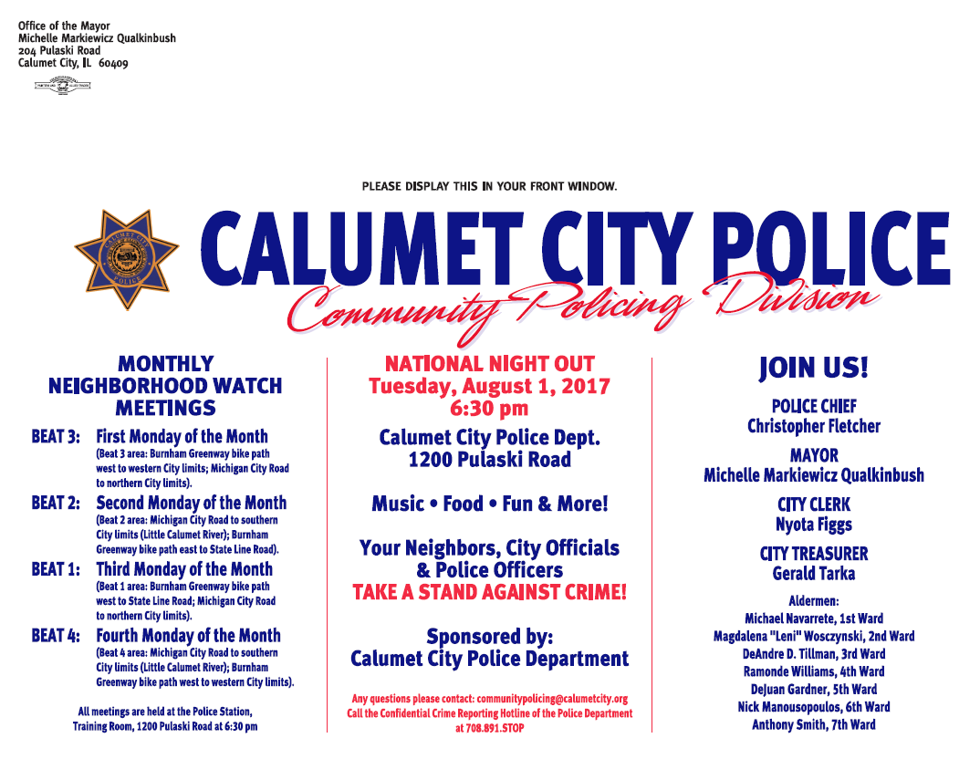 National Night Out! Calumet City