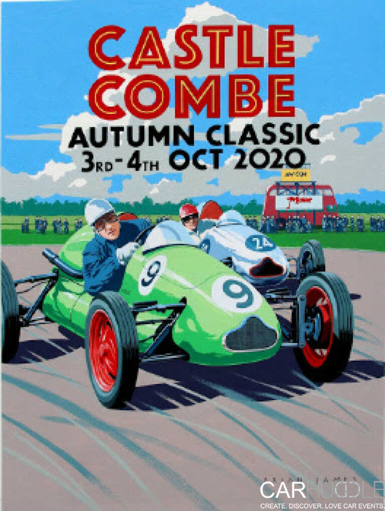 Challenging Conditions At Donington Park Historic Festival 2019