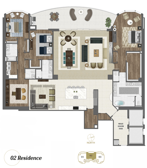 Omega — Bonita Bay’s Final Tower Homes for Sale In Olde Naples