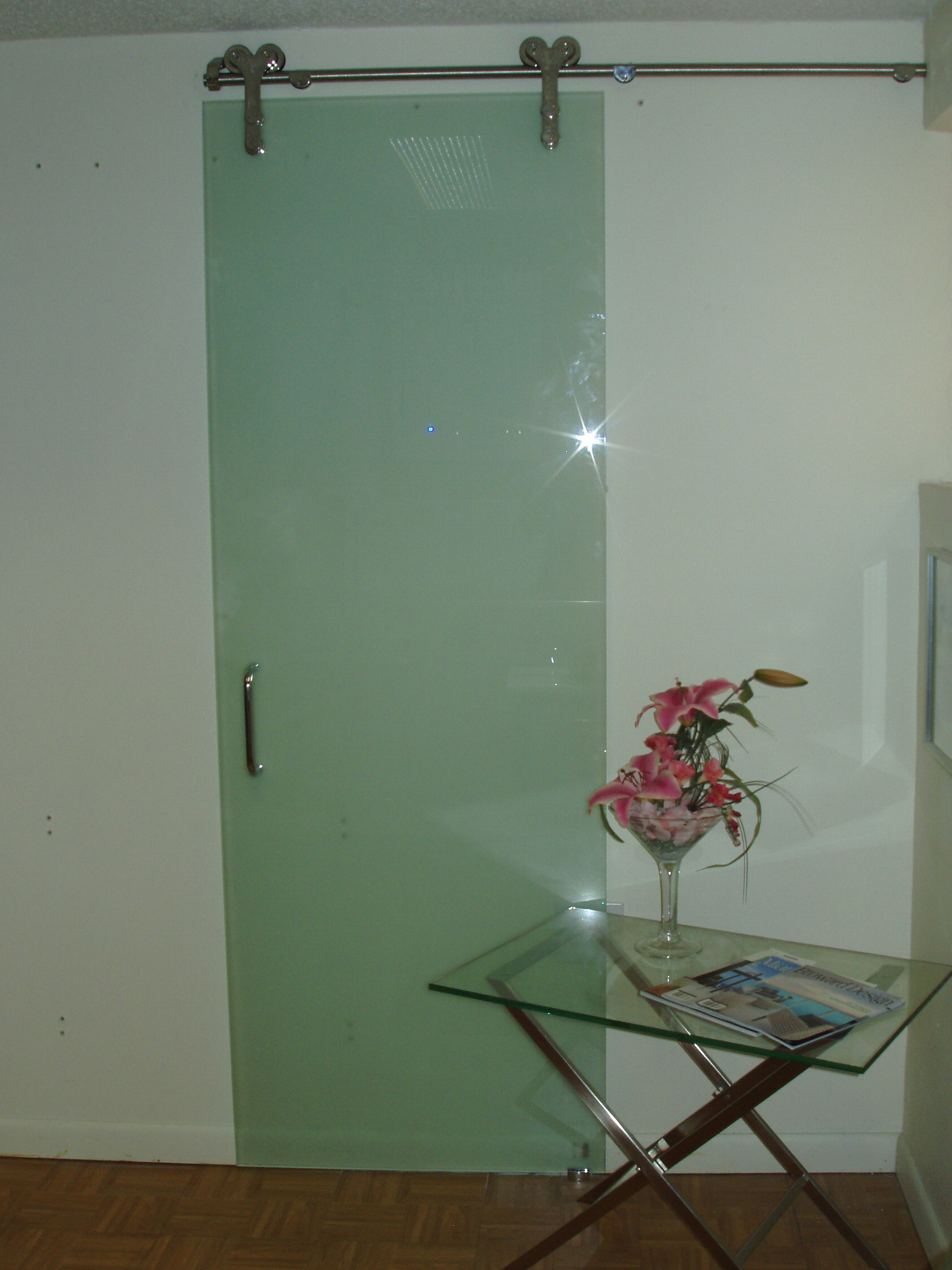 Barn Door Hardware Calusa Glass