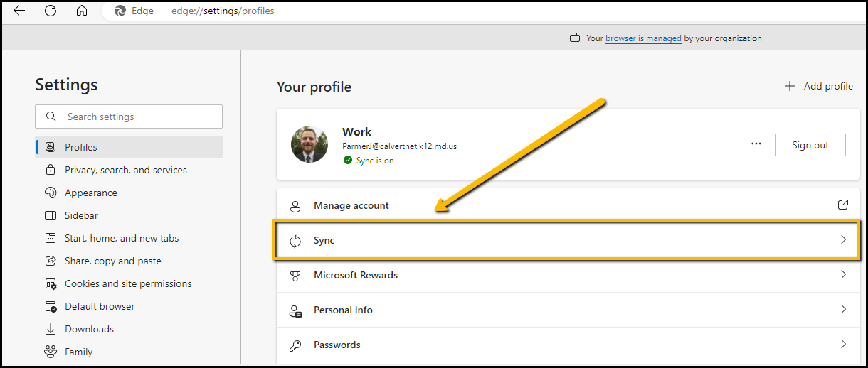Microsoft Edge Syncing your Favorites/Bookmarks Between Devices