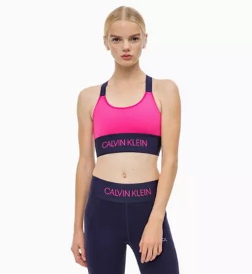 Medium Impact Strappy Sports Bra Calvin Klein® 004WF8K151504