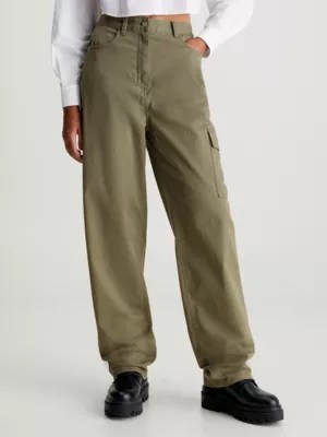 Cotton Twill Cargo Pants Calvin Klein® J20J221297LDY