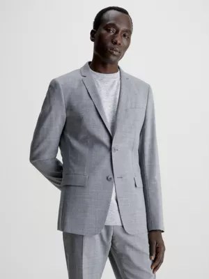 Blazer slim en laine élastique Calvin Klein® K10K111073PTA
