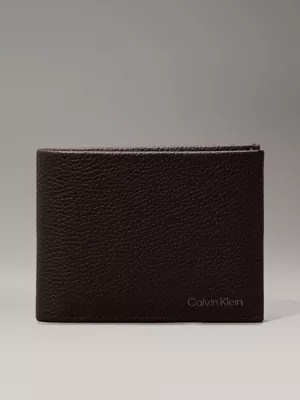 Leather RFID Billfold Wallet Calvin Klein® K50K507896BAW