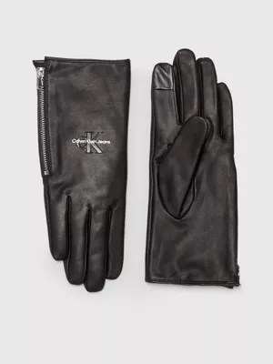 Leather Gloves with Zip Calvin Klein® K60K610153BDS