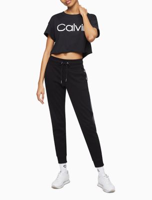 Performance Calvin Logo Cropped Boxy TShirt Calvin Klein® Canada