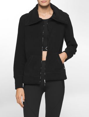 calvin klein womens performance kangaroo fleece jacket eBay