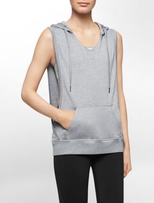 calvin klein womens performance hooded sleeveless vest eBay