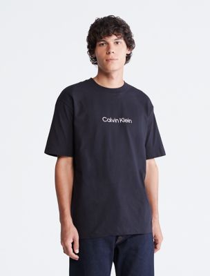 Relaxed Fit Standard Logo Crewneck TShirt Calvin Klein