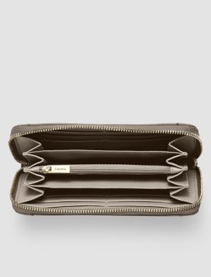 calvin klein womens pebble large zip wallet eBay