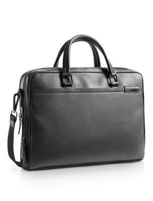 calvin klein mens bradon slim double computer commuter bag eBay