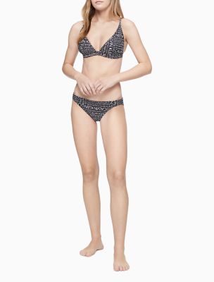 Nyc Logo Triangle Bikini Top | Calvin Klein