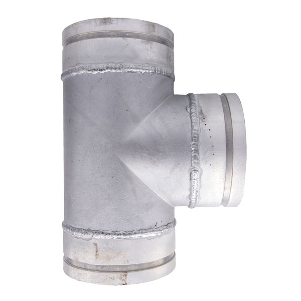 Tee Grooved Aluminum Fittings CalWest Rain Inc