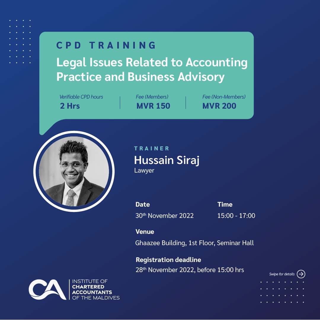 CPD Training Legal issues related to accounting practice and business