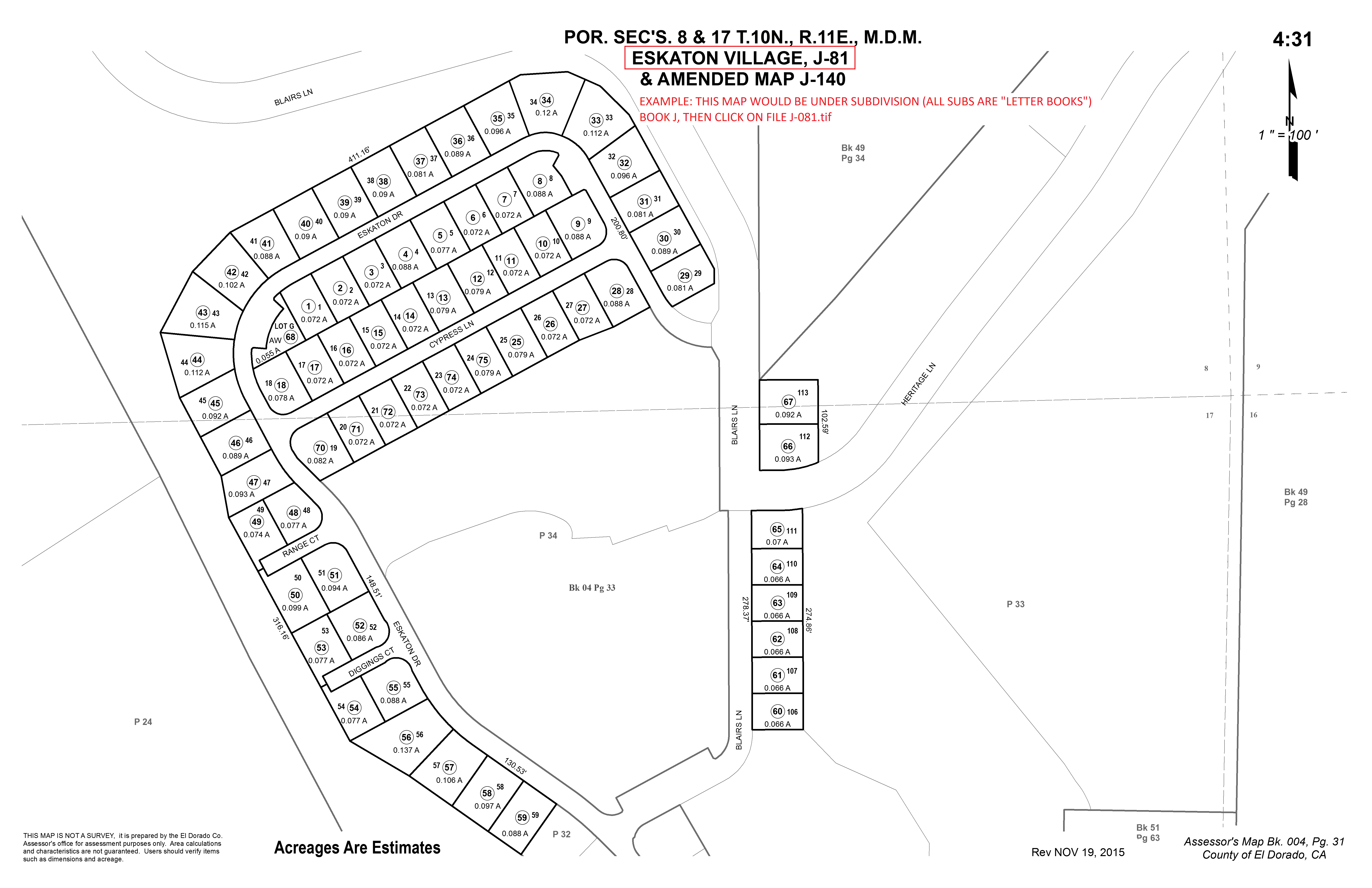 El Dorado County Parcel Maps