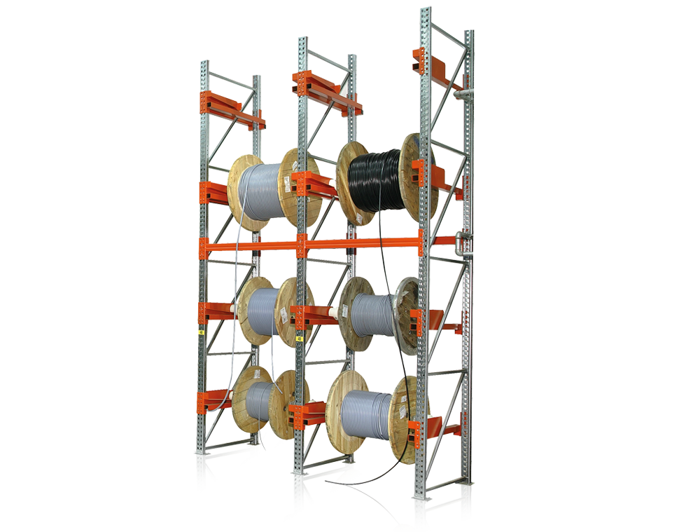 Cable Reel Storage Racks Light, Medium and Heavy Duty