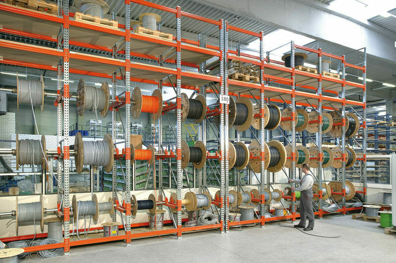 Cable ‎‎Reel & Wire Storage Racks Box Beams Boltless Shelving