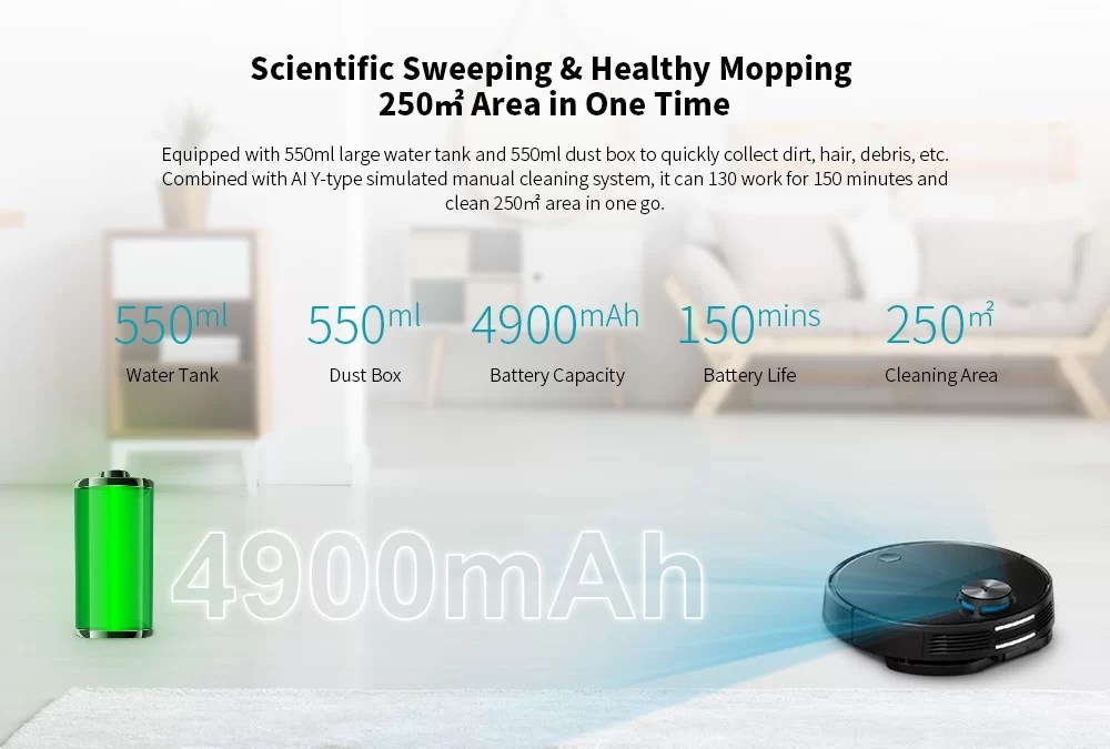 Viomi V3 Robot Vacuum Cleaner Cambium Retail