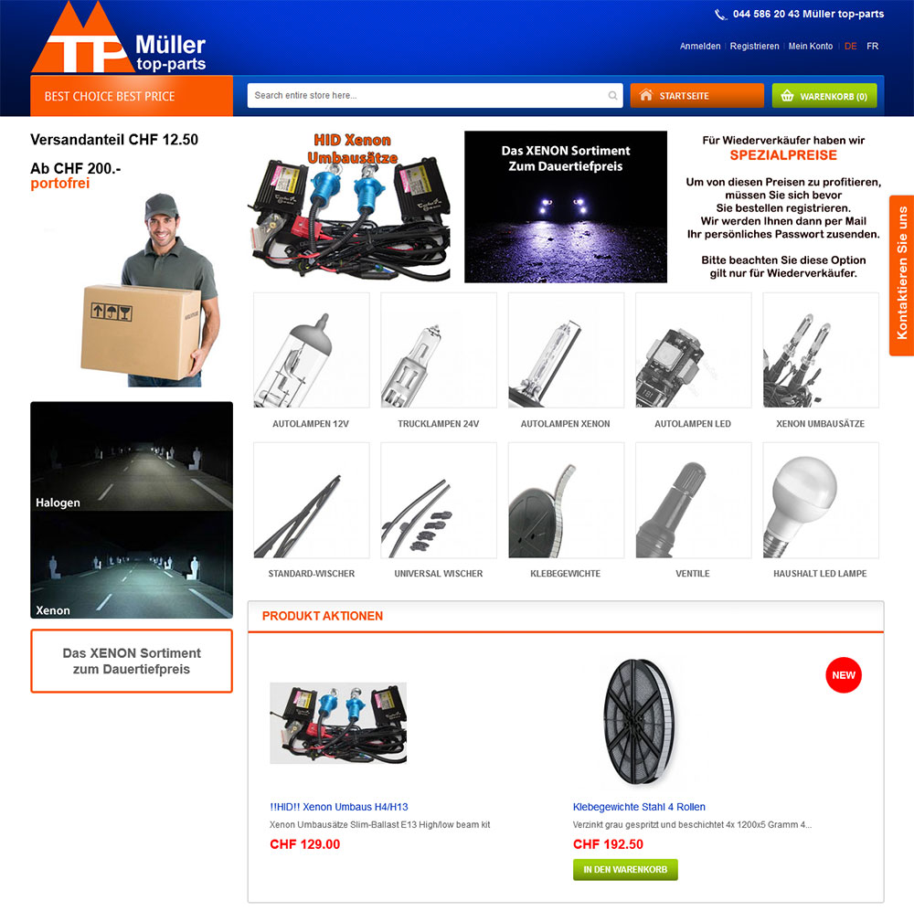 Car Parts Online Shop  Design Cambodia