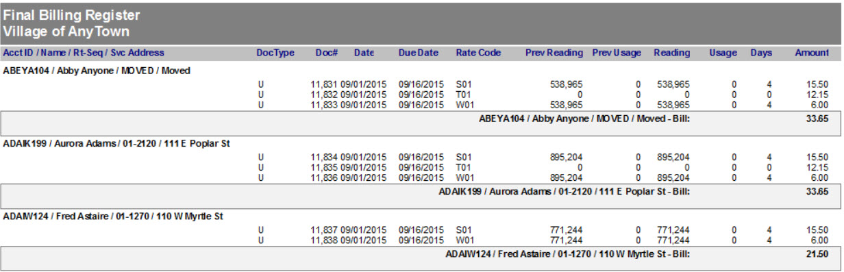 Utility Billing • Cambridge Technologies