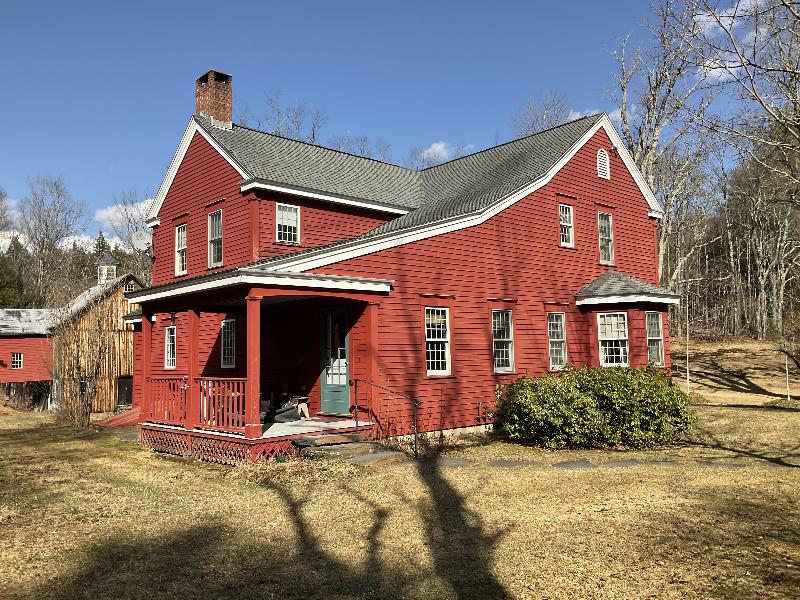 Plainfield, Massachusetts River Road red house