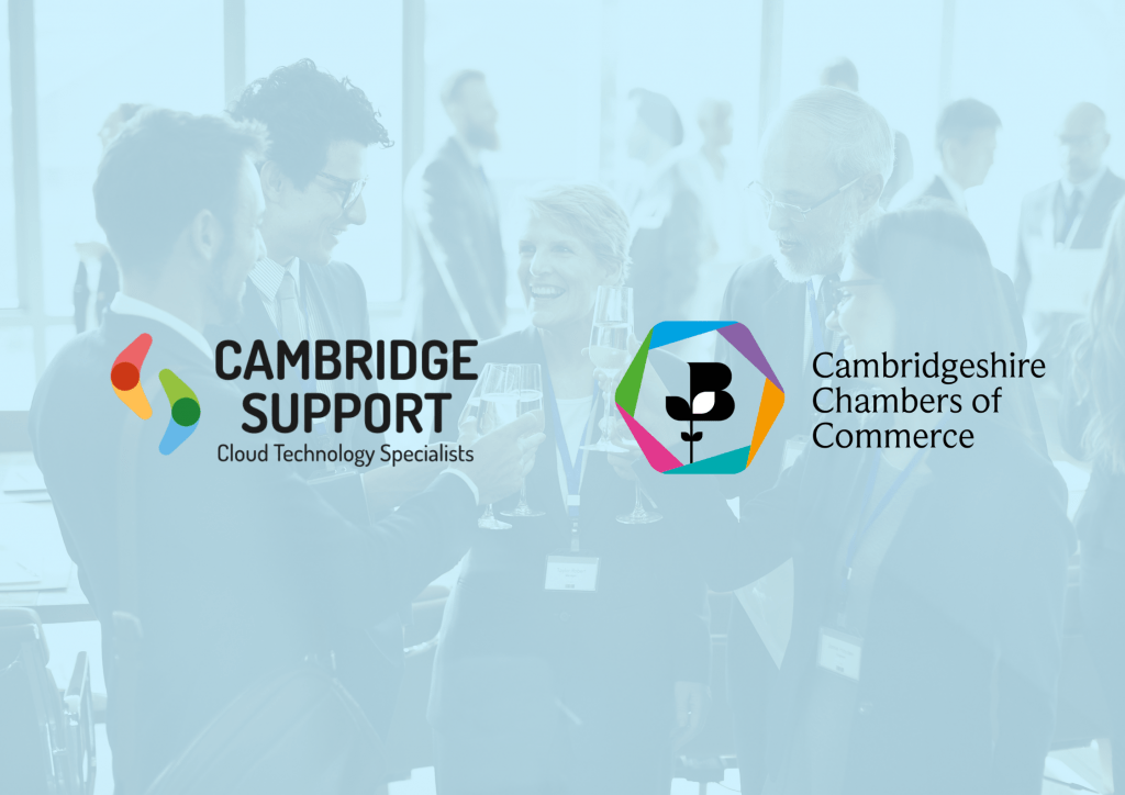 We are Cambridgeshire Chambers of Commerce Members Cambridge Support