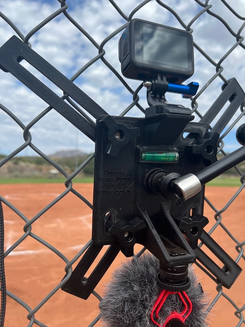 Universal Fence Mount GoPro Fence Mount Mevo and Smartphone