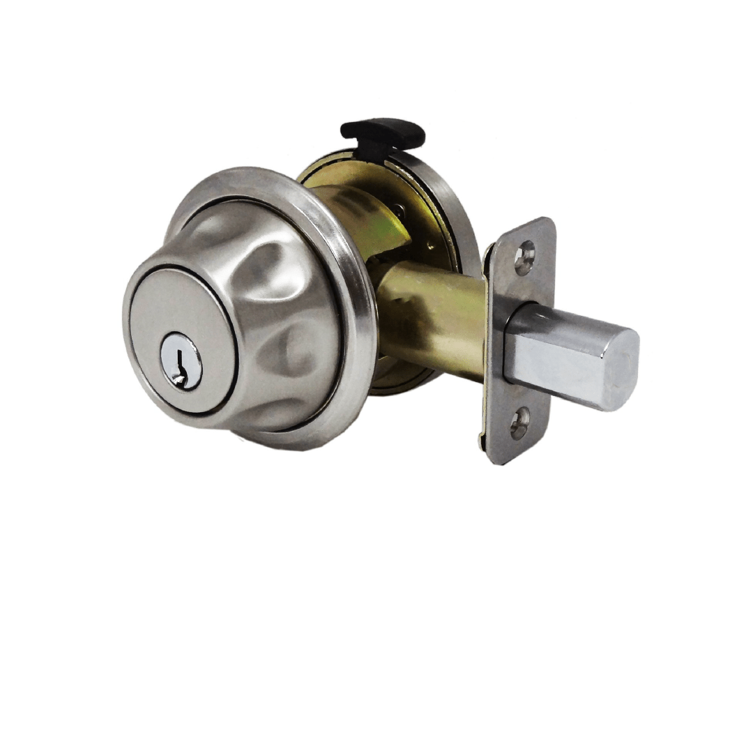 SINGLE CYLINDER DEADBOLT W/NIGHT LATCH Camcorp Industrial