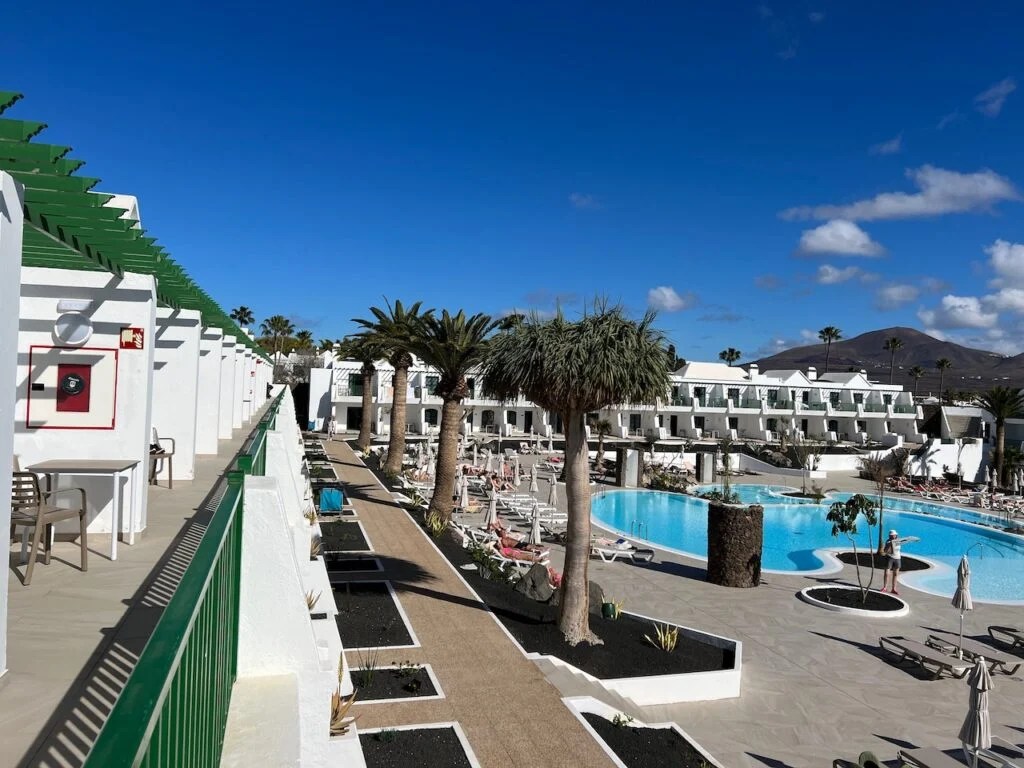 Relax balcony walkway