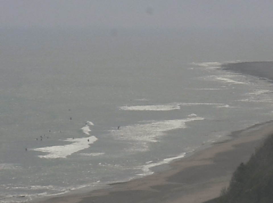 御前崎ロングビーチライブカメラ2と雨雲レーダー/静岡県御前崎市